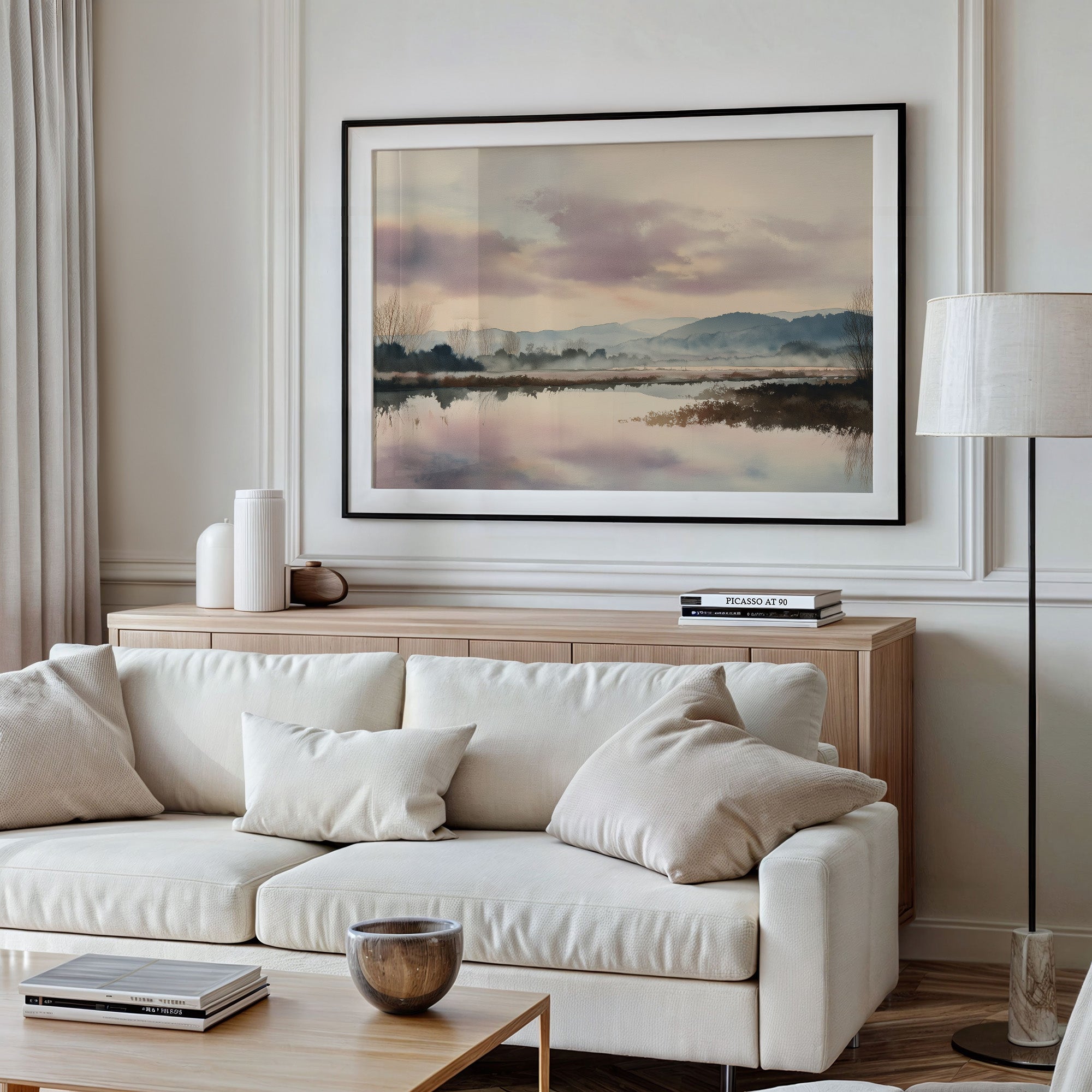 Lavender Lakes Between Silent Hills