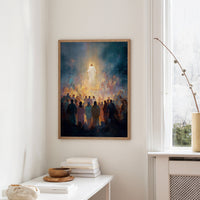 Light Beckons Through Celestial Mist