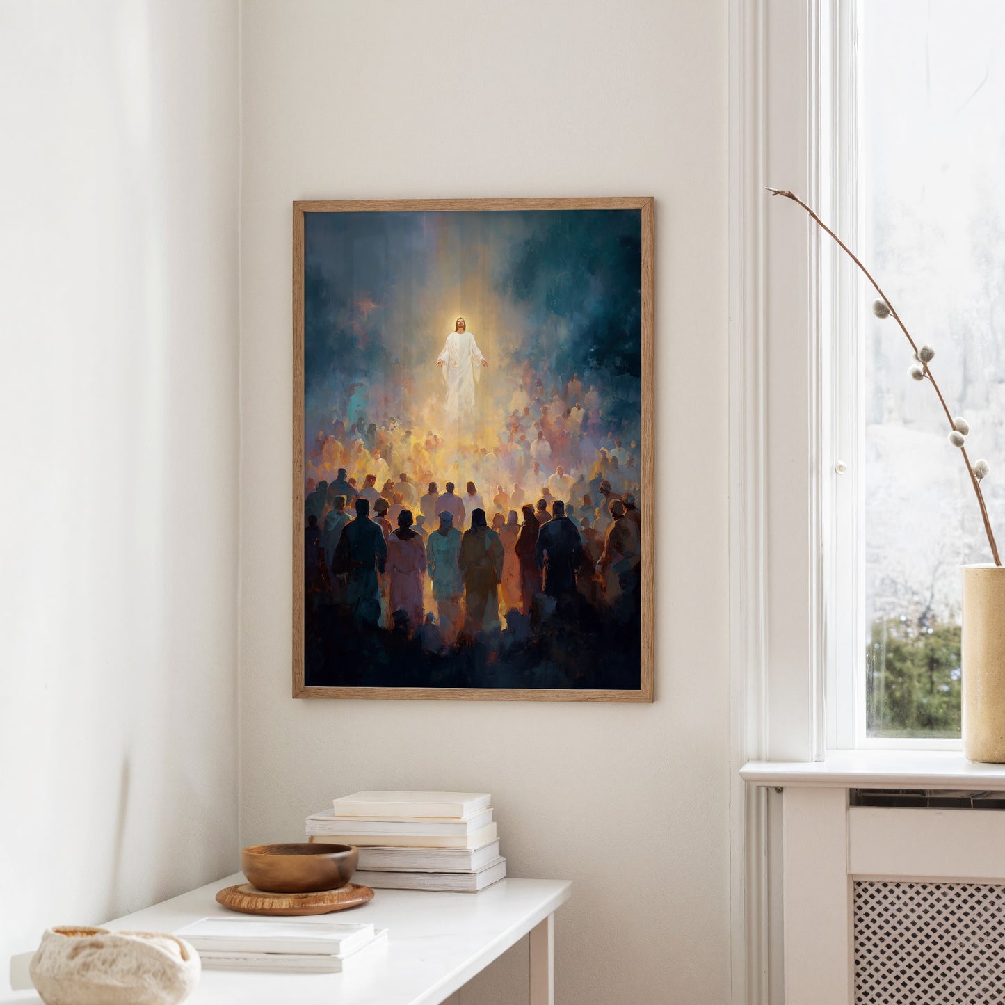 Light Beckons Through Celestial Mist