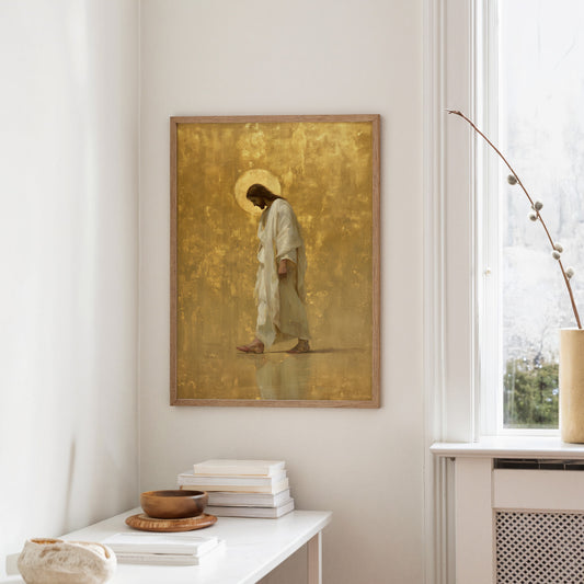 Golden Light Upon Humble Steps