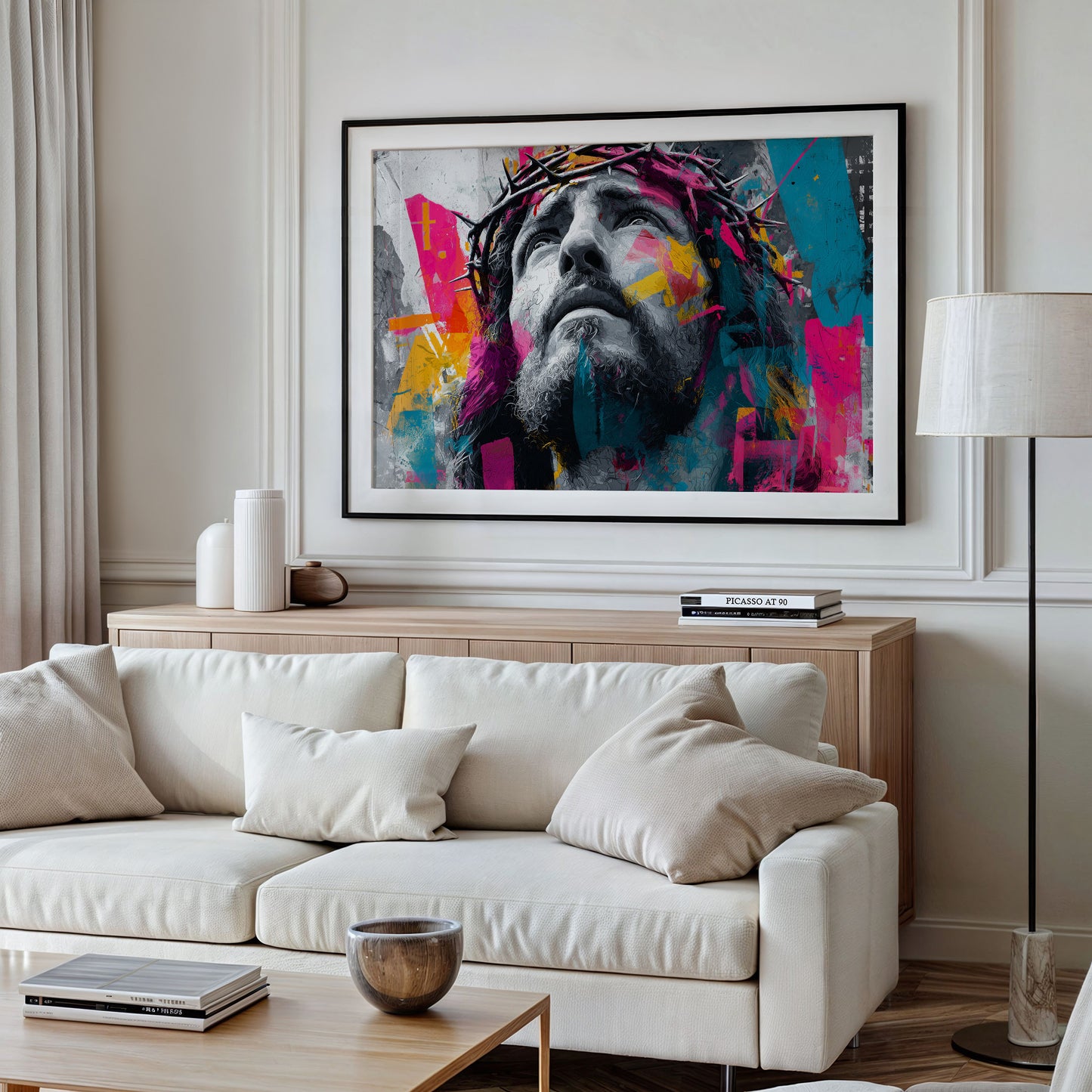 Faith Painted In Neon Prayer