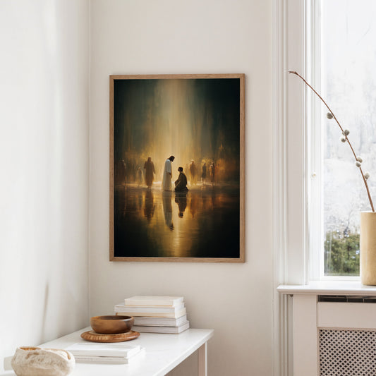 Light Breaks Through Ancient Waters