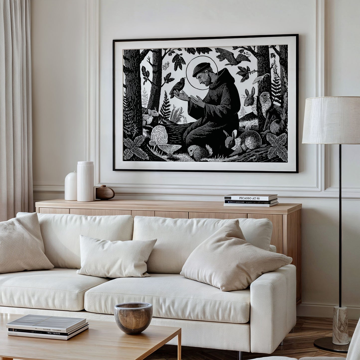 Creatures Gather At His Feet