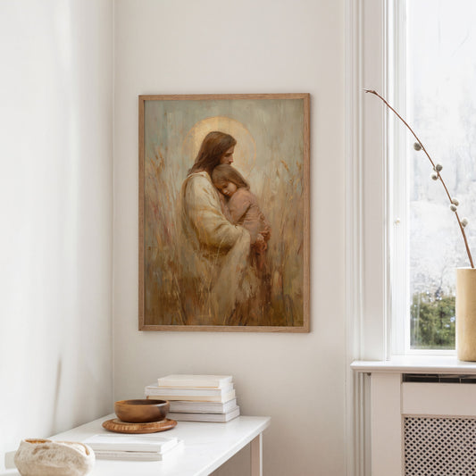 Comfort Held In Golden Light