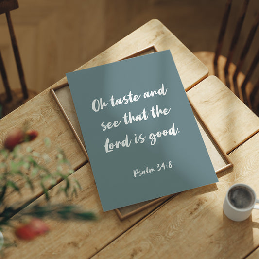 Sacred Words On Sage Canvas