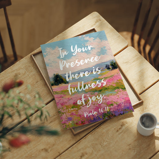 Sacred Words Across Pink Meadows