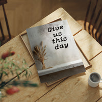 Morning Prayer On Wooden Table