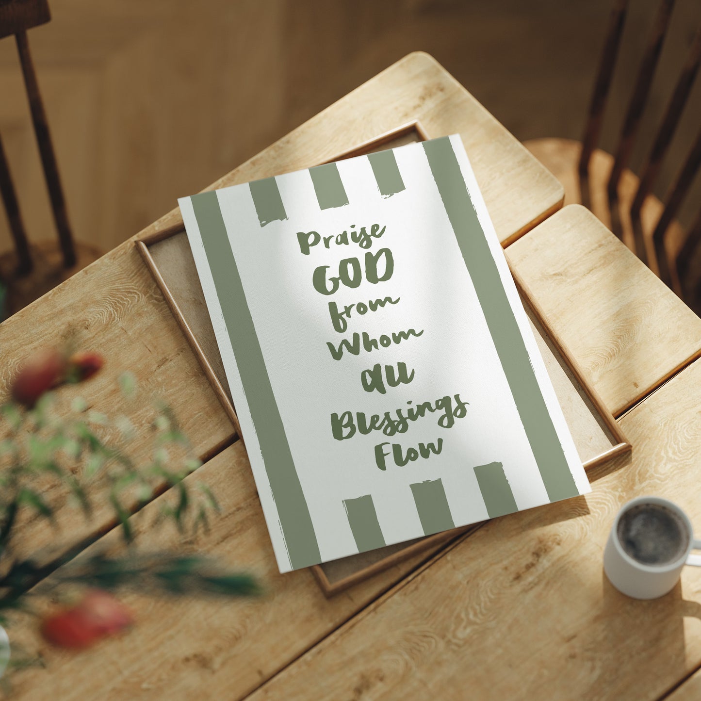 Sage Words Frame Sacred Moments