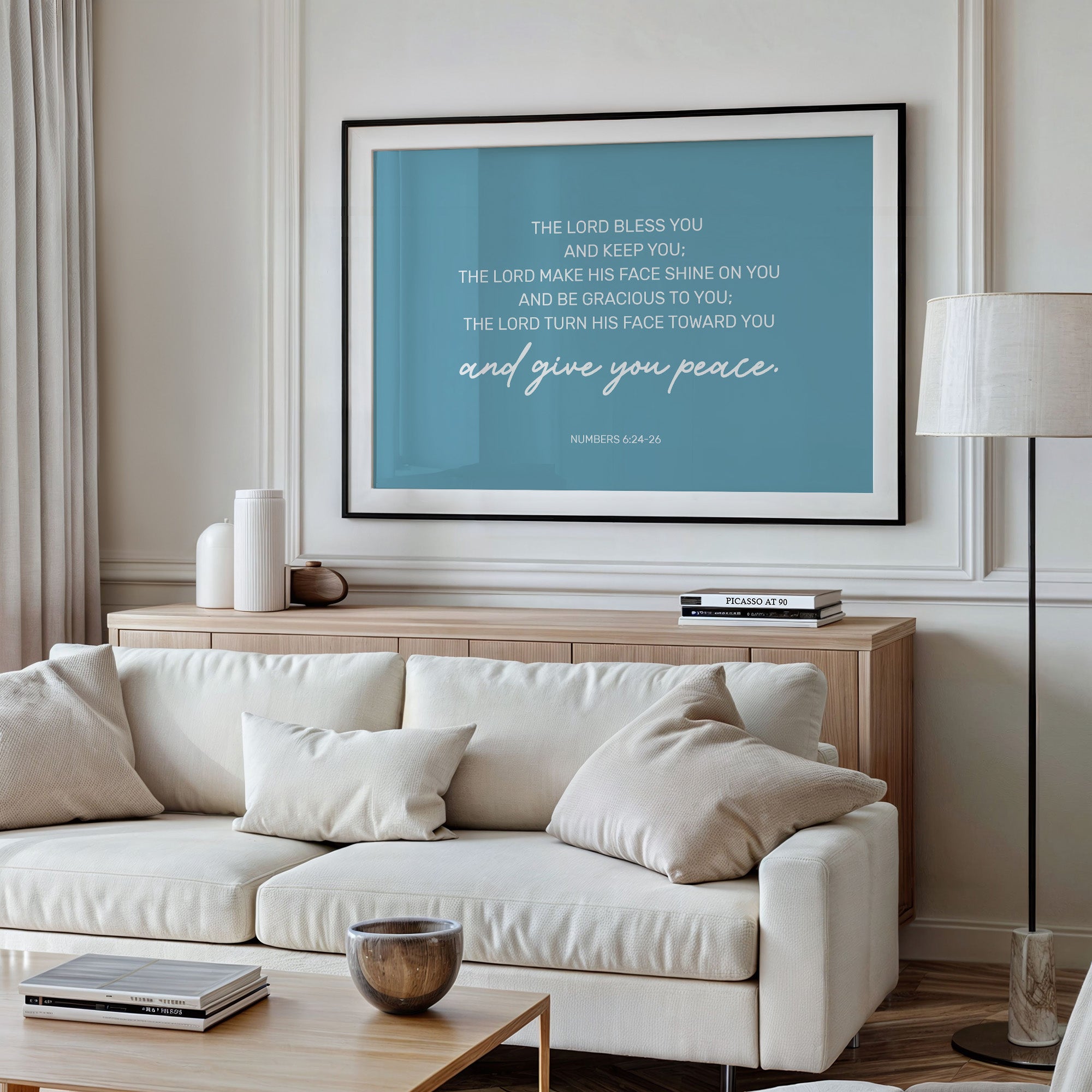 Ancient Blessing On Teal Waters