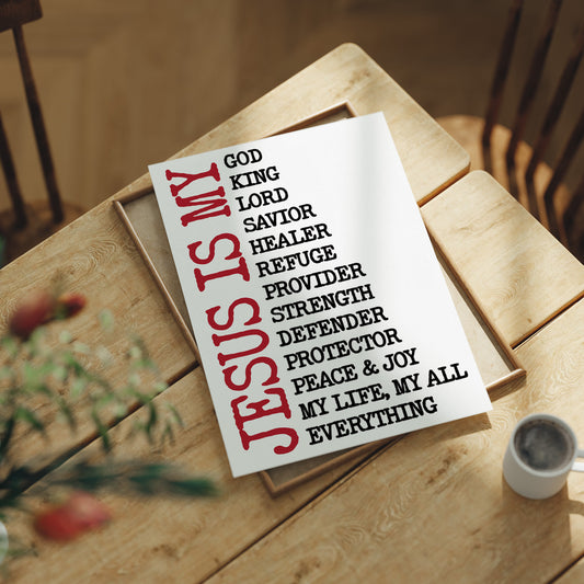 Faith Spelled In Bold Truth