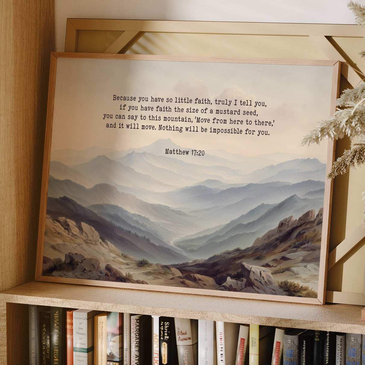 Faith Moves Mountains Into Mist