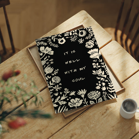 Floral Affirmations Frame Inner Peace