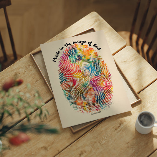 Vibrant Identity On Wooden Table