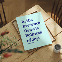 Sacred Words On Mint Canvas