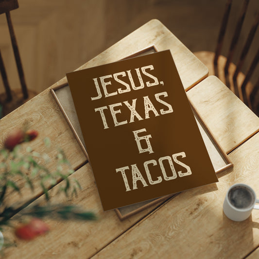 Faith Speaks In Rustic Letters