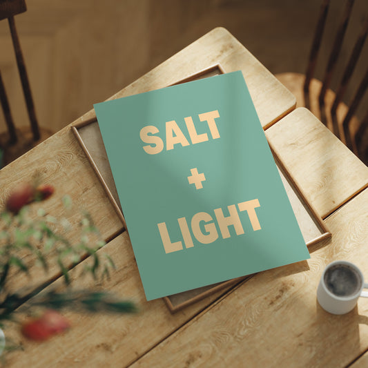 Coastal Words In Sage Simplicity