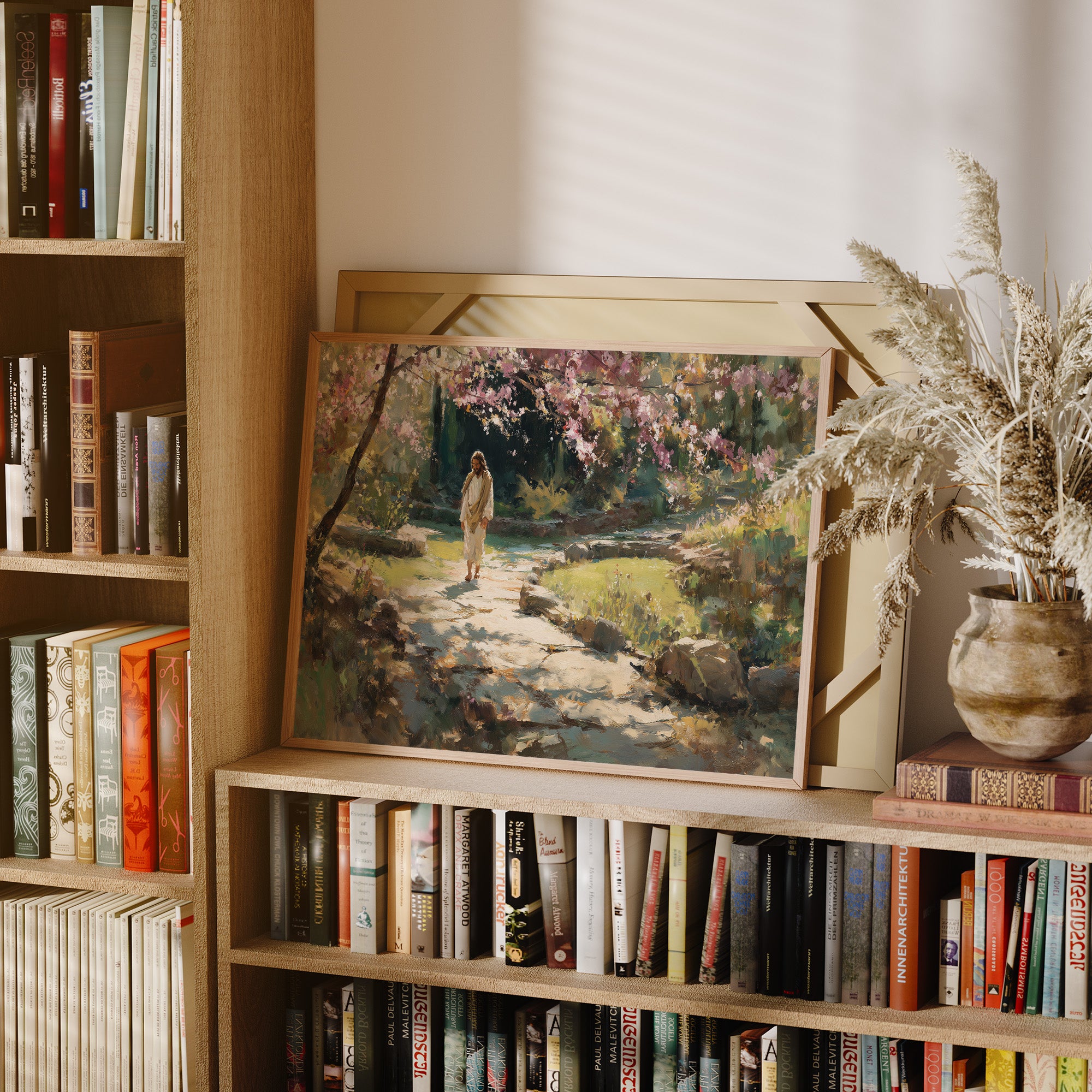 Blossoms Frame The Sacred Path