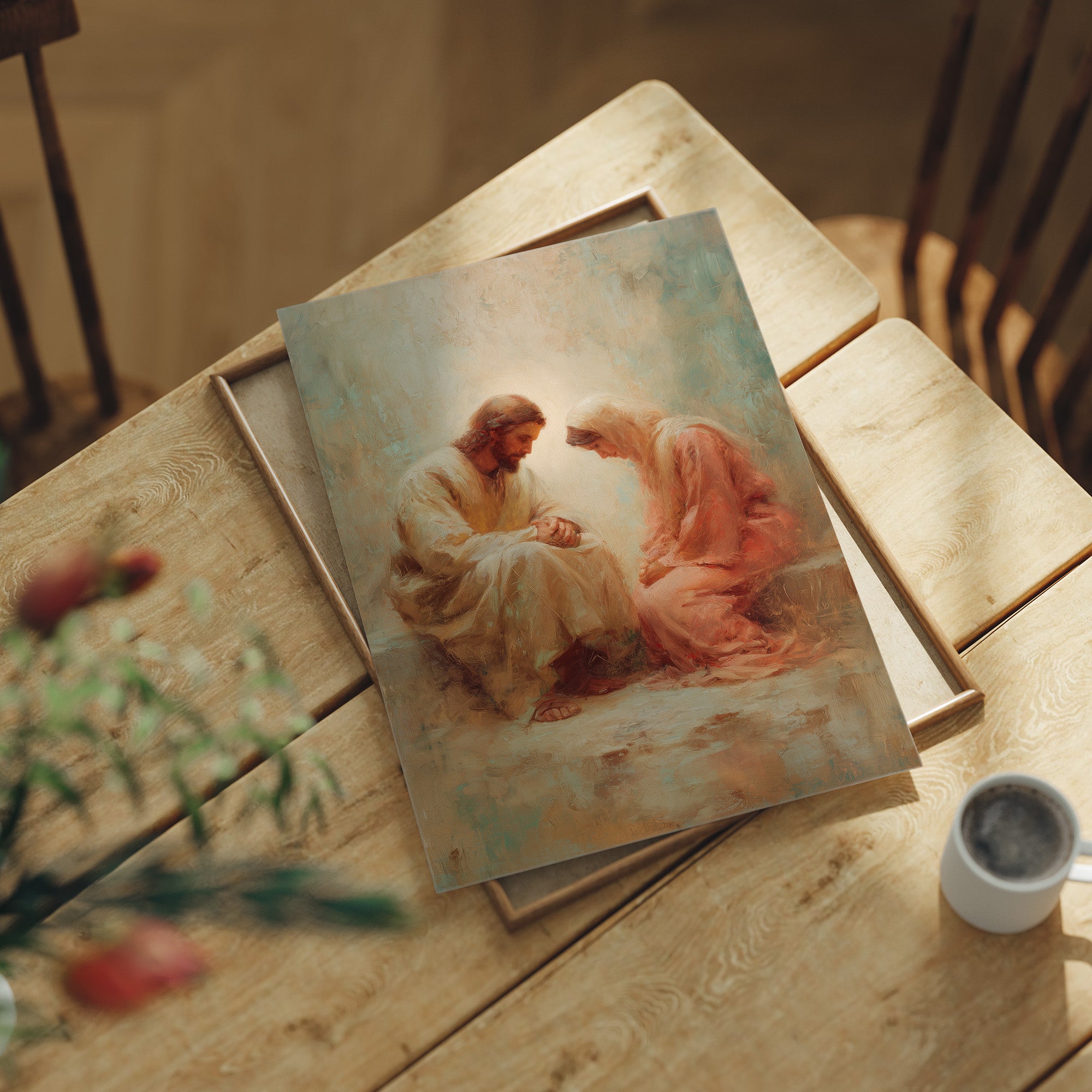 Sacred Moment in Gentle Light