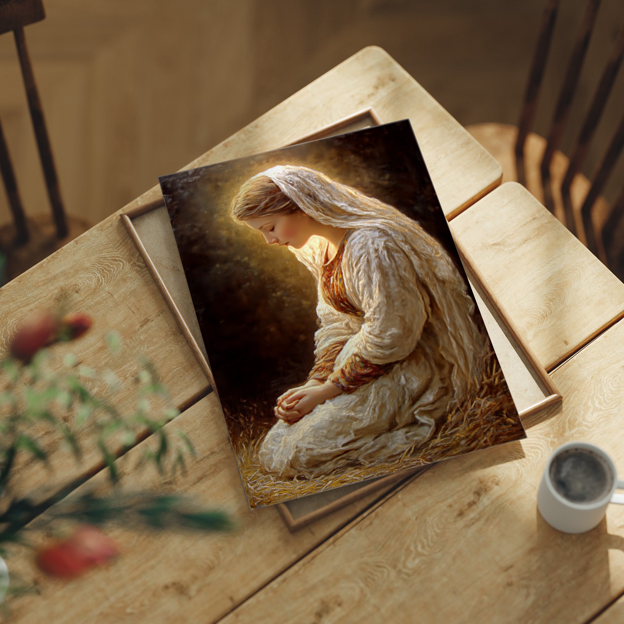 Reverent Silence in Golden Light