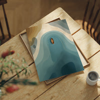 Solitude Adrift in Turquoise Canyons