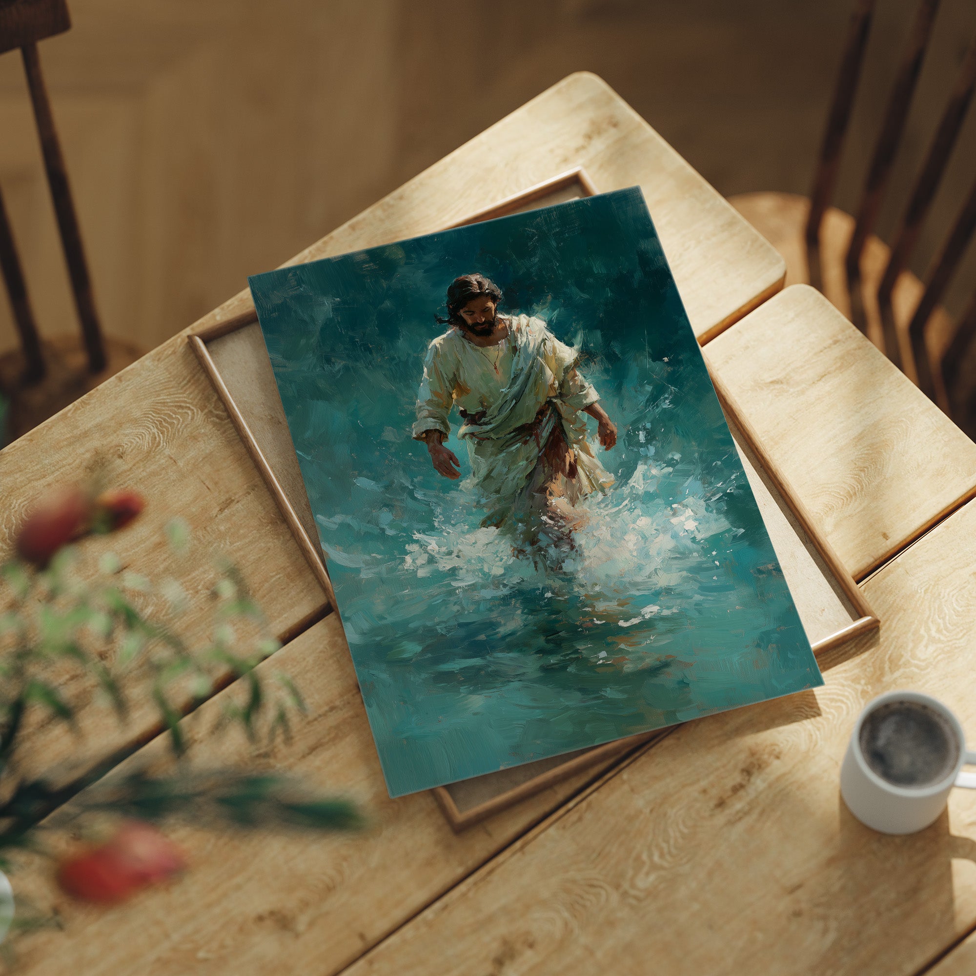 Tranquil Steps Through Turquoise Waters