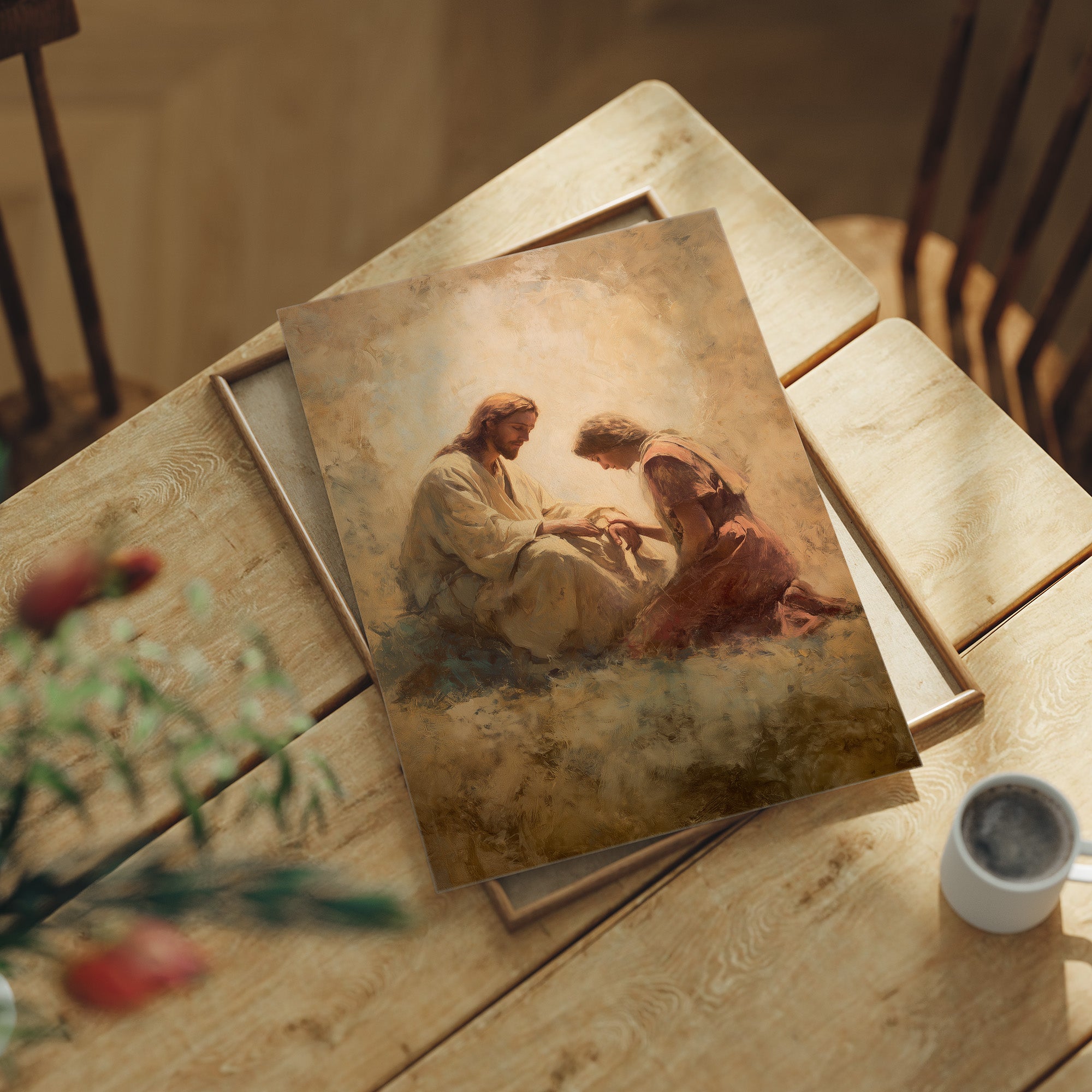 Radiant Communion in Golden Light