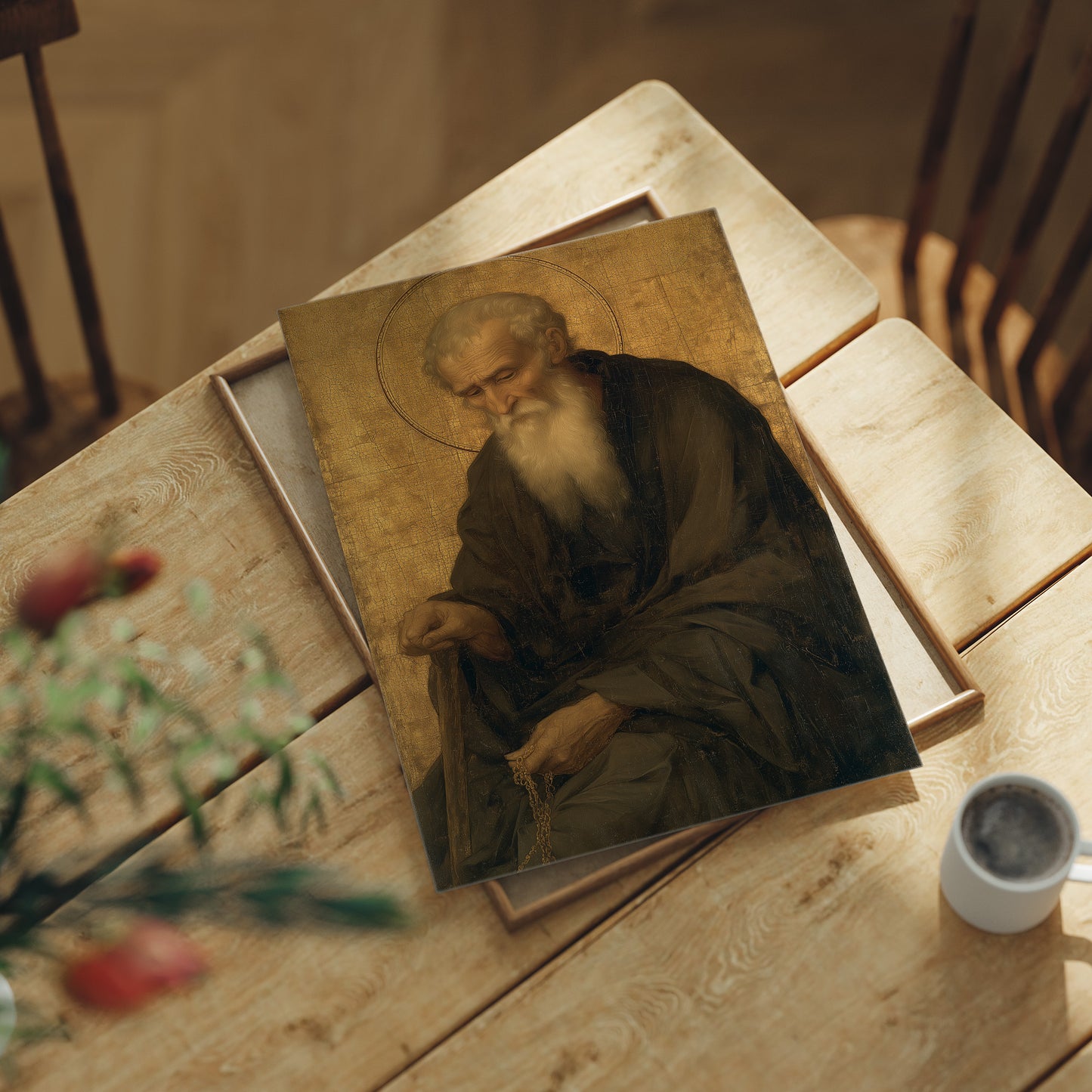 Ancient Wisdom Rests in Golden Light