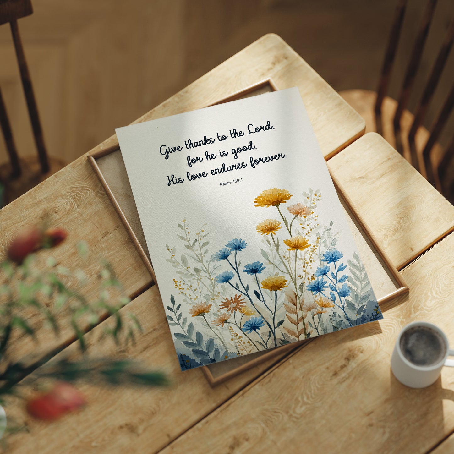 Eternal Gratitude Blooms in Watercolor Grace