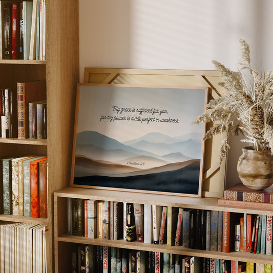 Misty Mountains Carry Sacred Verse