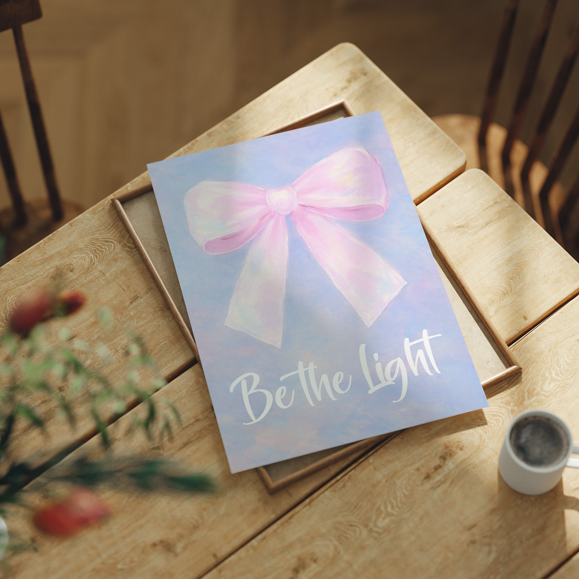 Pastel Ribbons Illuminate Gentle Wisdom