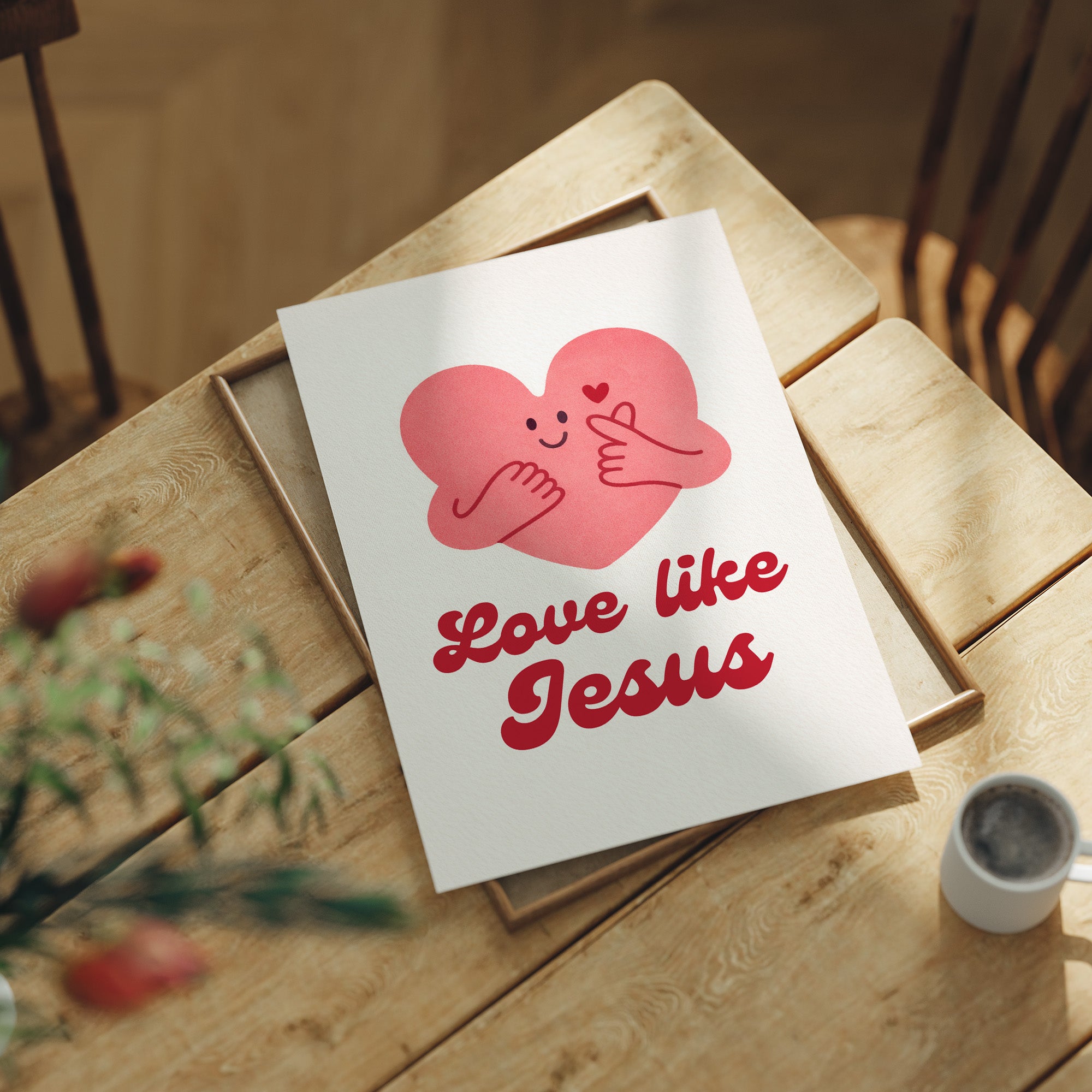 Embracing Hearts Spread Divine Message