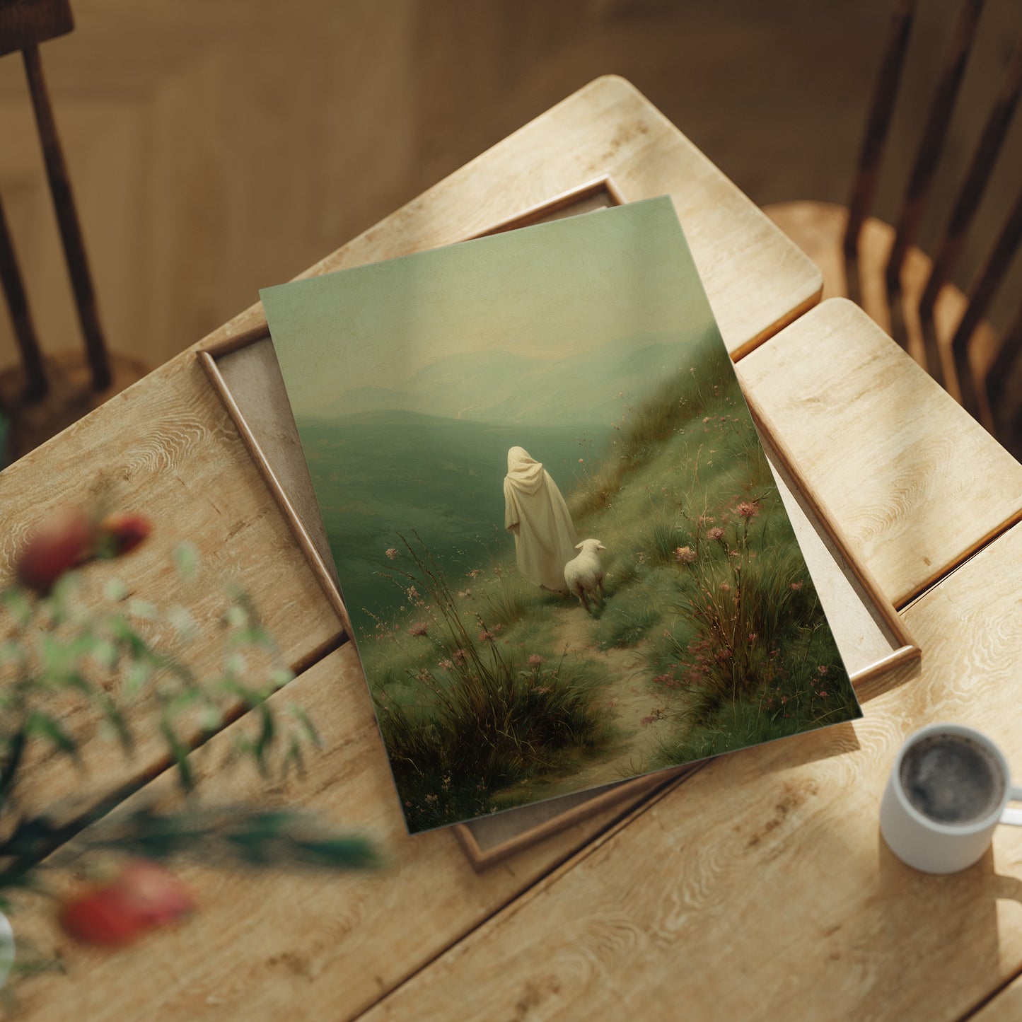 Valley Pilgrim Walks Eternal Path