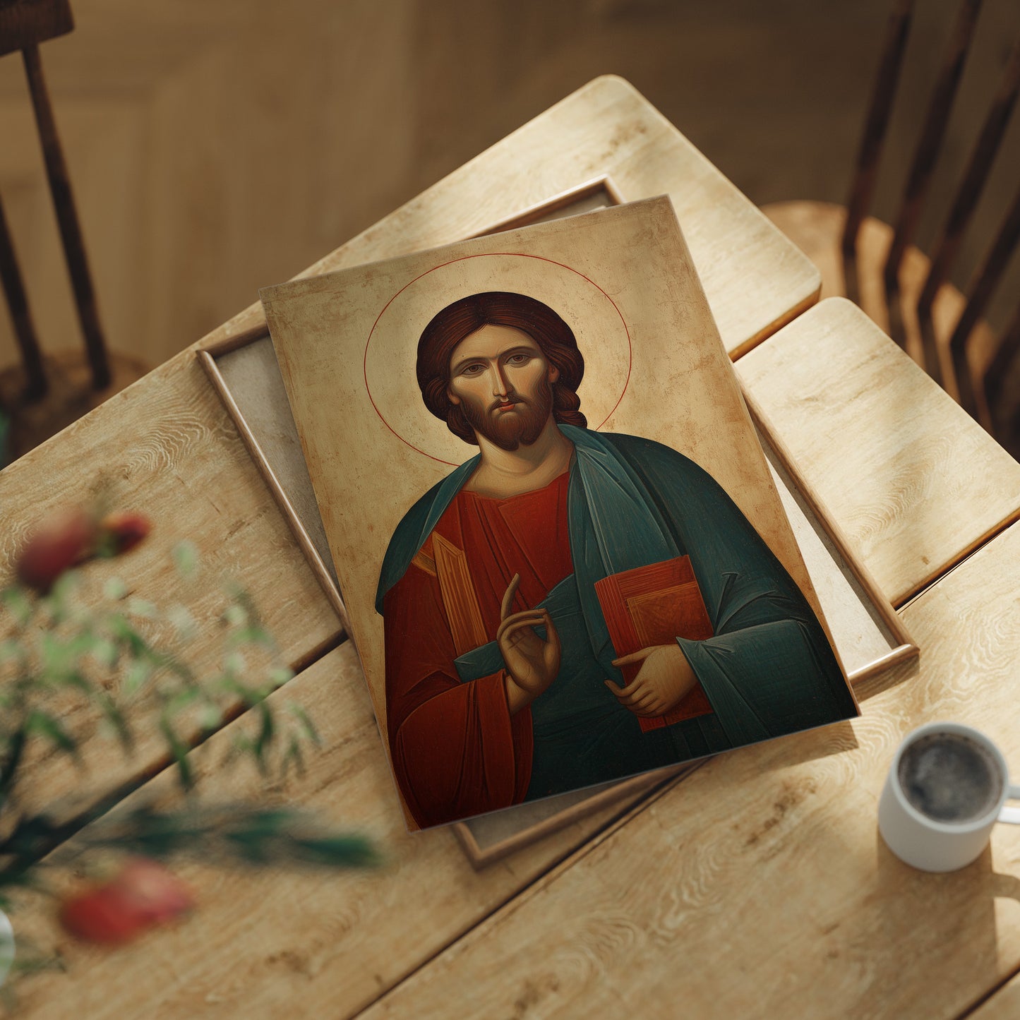 Byzantine Reverence Captured in Pigment