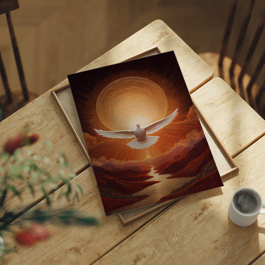 Divine Messenger Over Golden Canyon