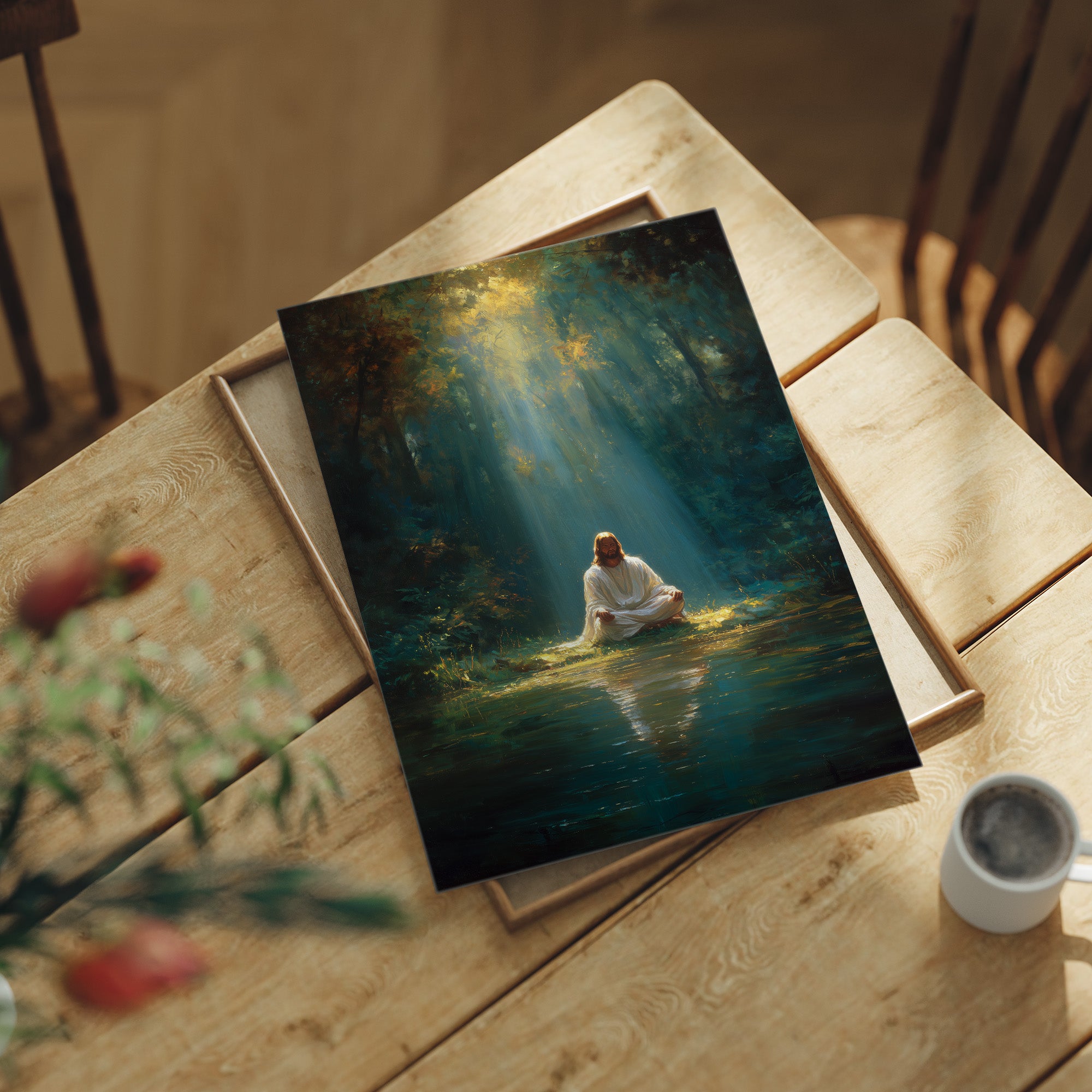 Divine Solitude in Woodland Sanctuary