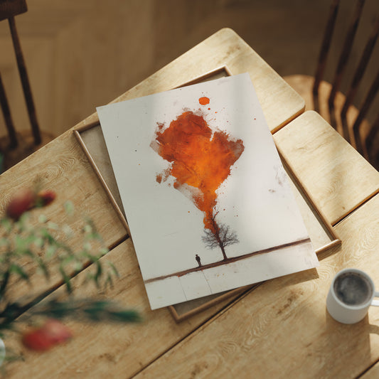 Autumn Inferno Breathes Above Solitude
