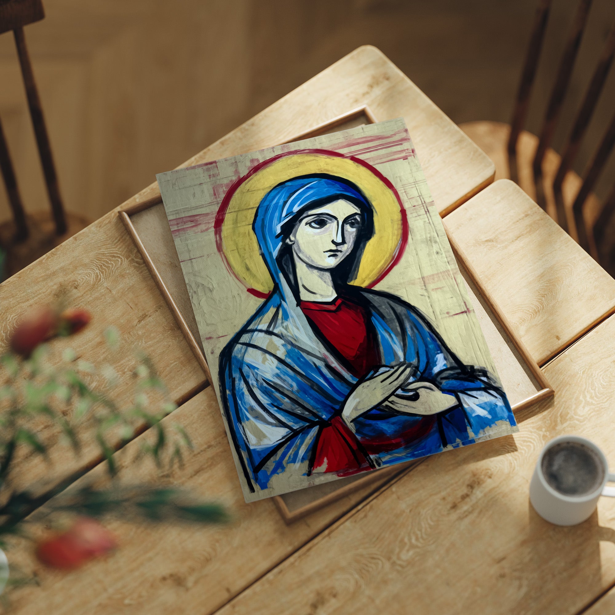 Modern Icon Reimagines Byzantine Tradition