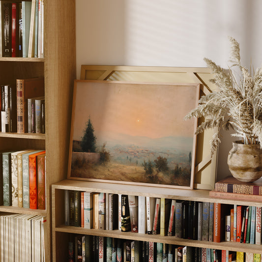 Apricot Haze Crowns Distant Valley