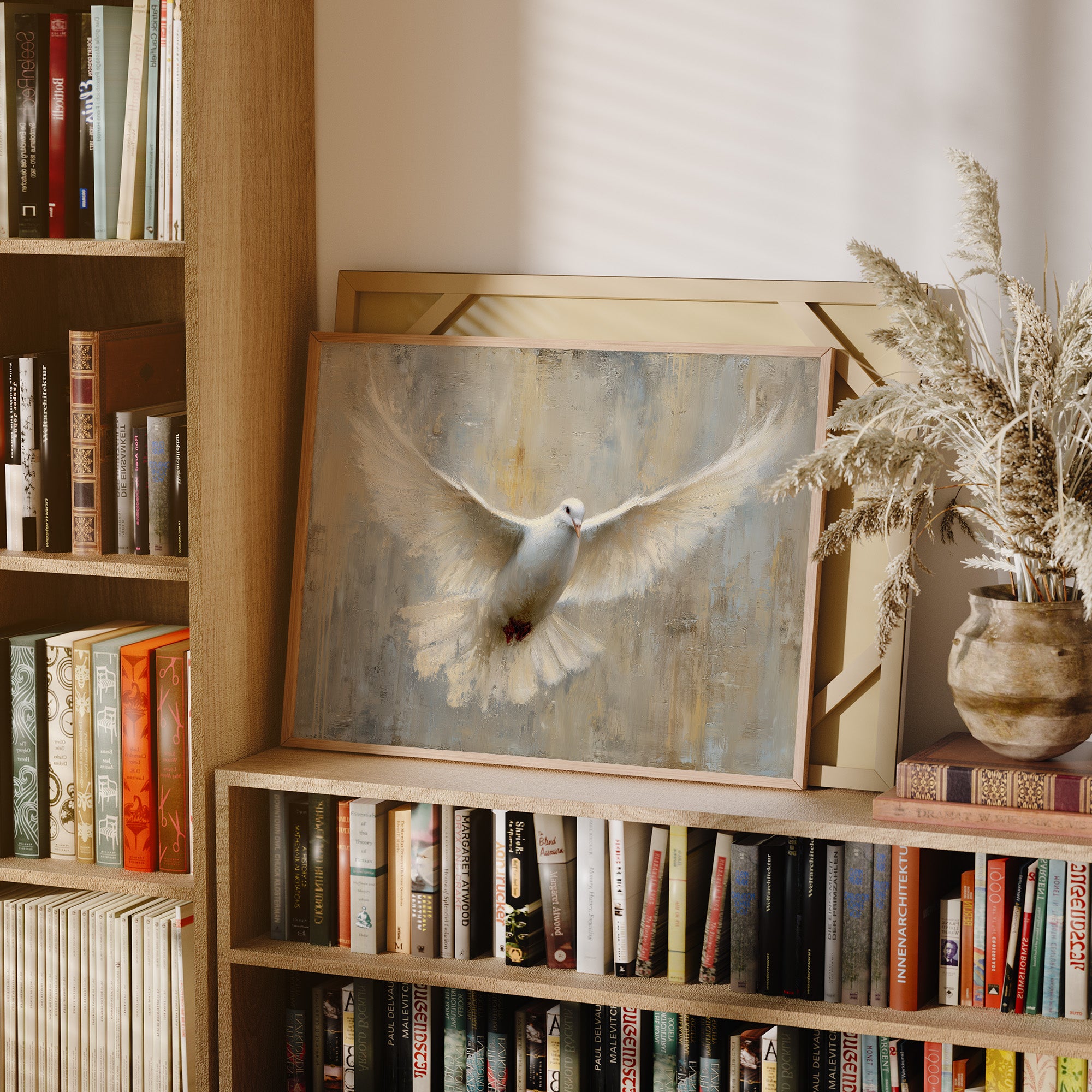 Celestial Messenger in Ivory Flight