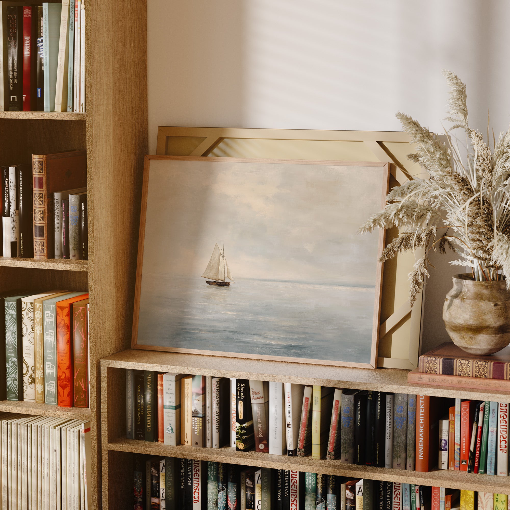 Solitude Sailing Through Ivory Waters