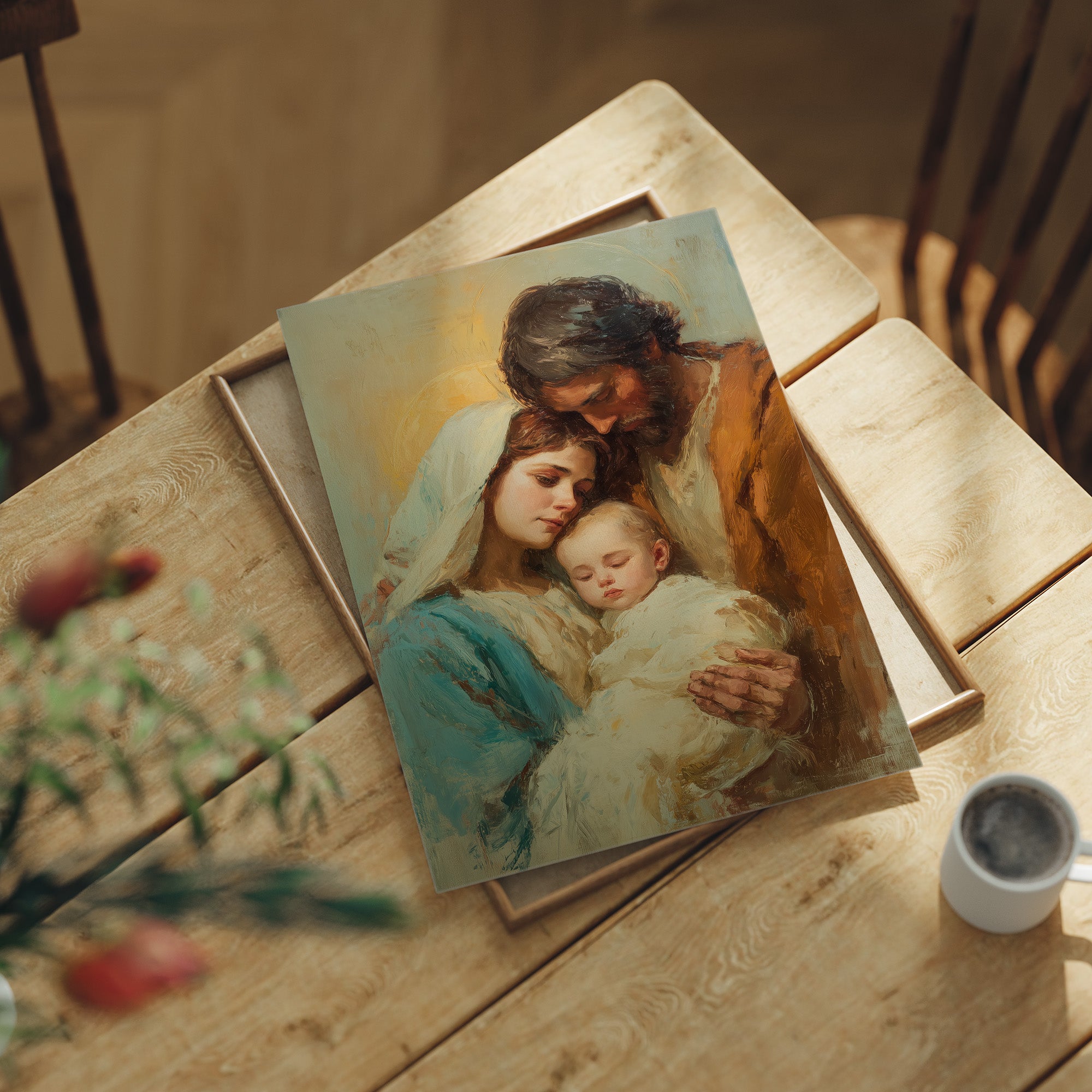 Tender Embrace in Heavenly Light