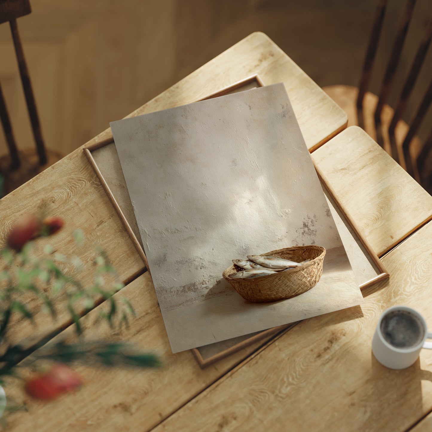 Silver Harvest Rests in Woven Simplicity