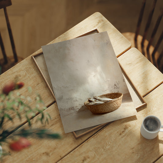 Silver Harvest Rests in Woven Simplicity