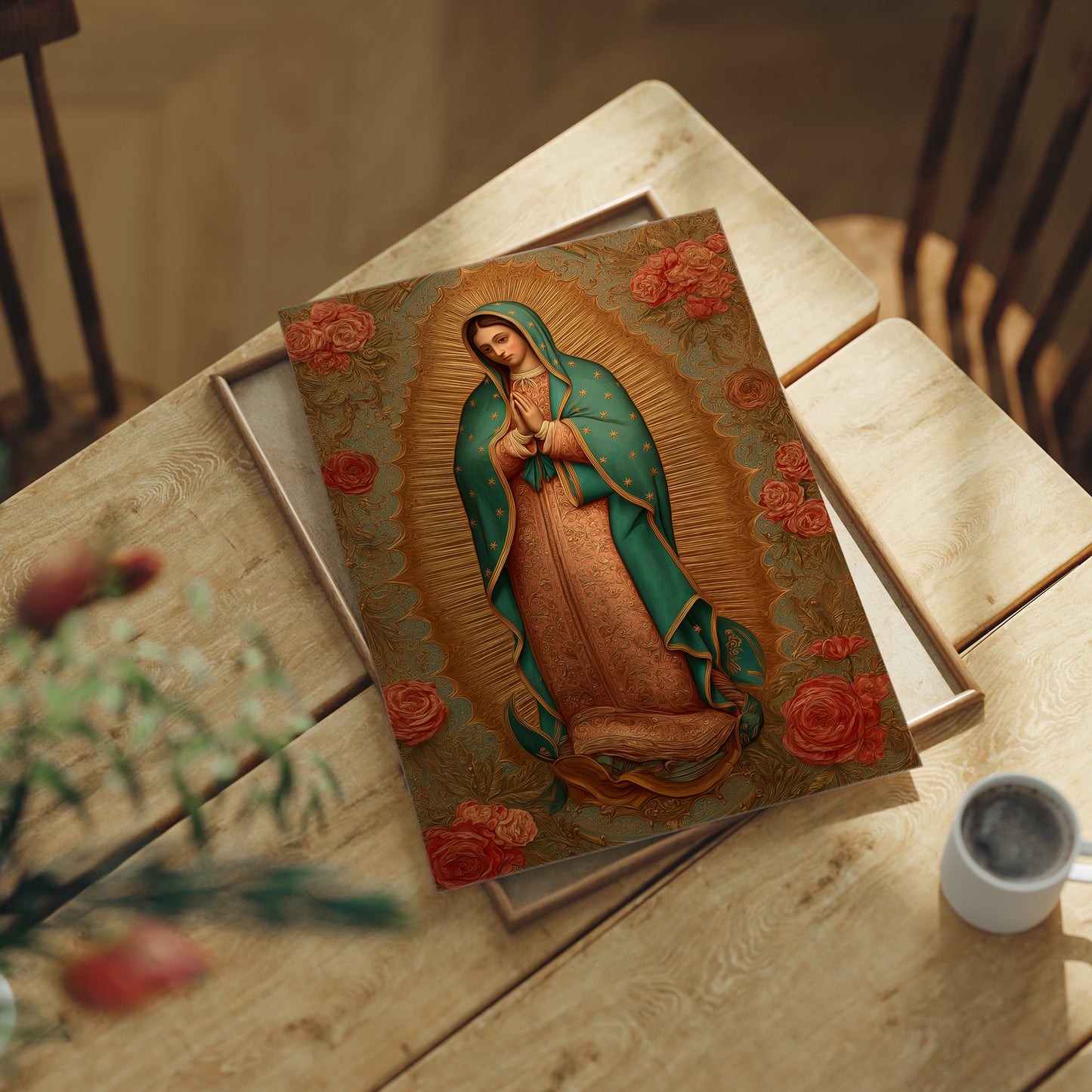Radiant Devotion Adorned With Roses