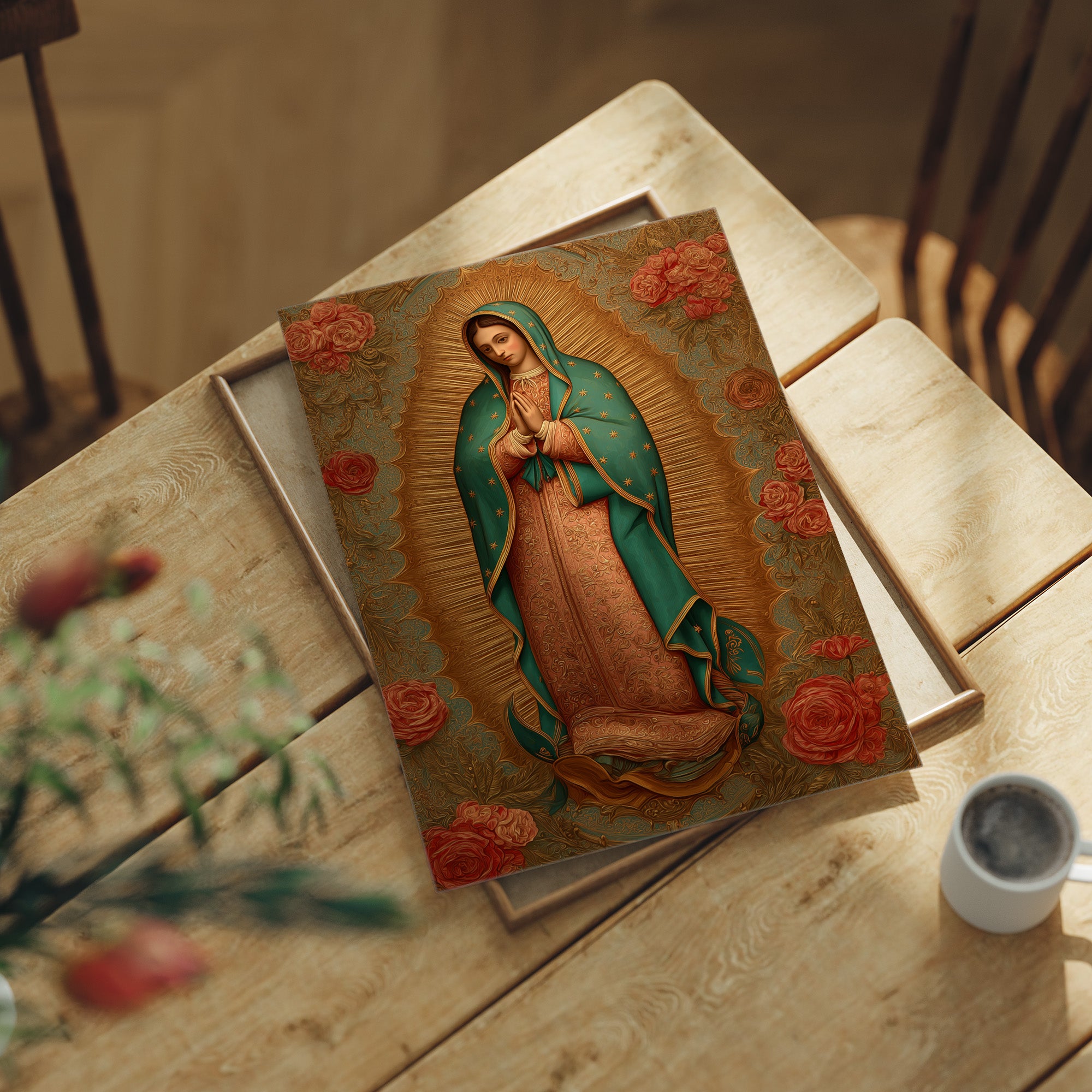 Radiant Devotion Adorned With Roses