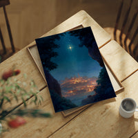 Celestial Guardian Illuminates Ancient Haven