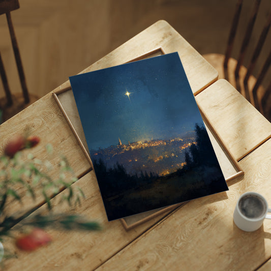 Celestial Beacon Illuminates Ancient Village