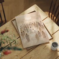 Ethereal Gathering in Luminous Mist