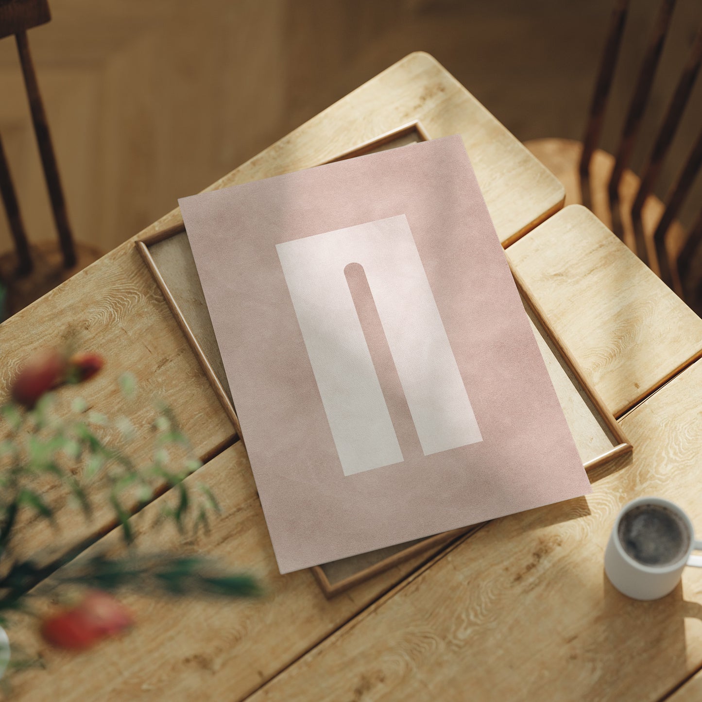 Blush Portal to Minimalist Dreams