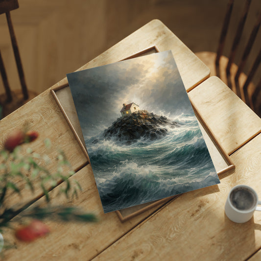 Solitary Beacon Withstands Tempest's Fury